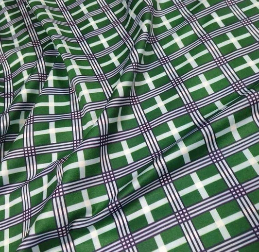 Stretch Plaid Fabric