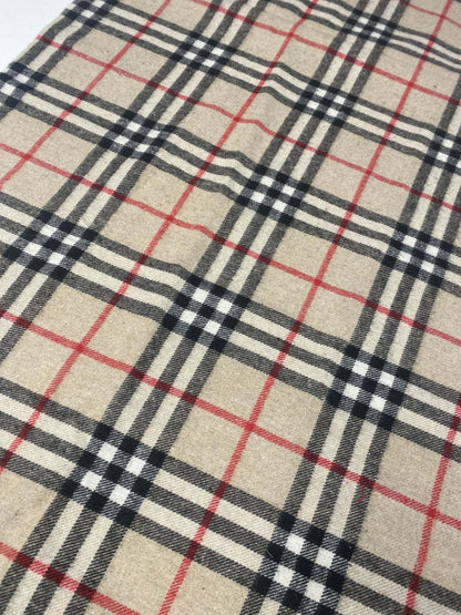 Plaid Woolen Fabric