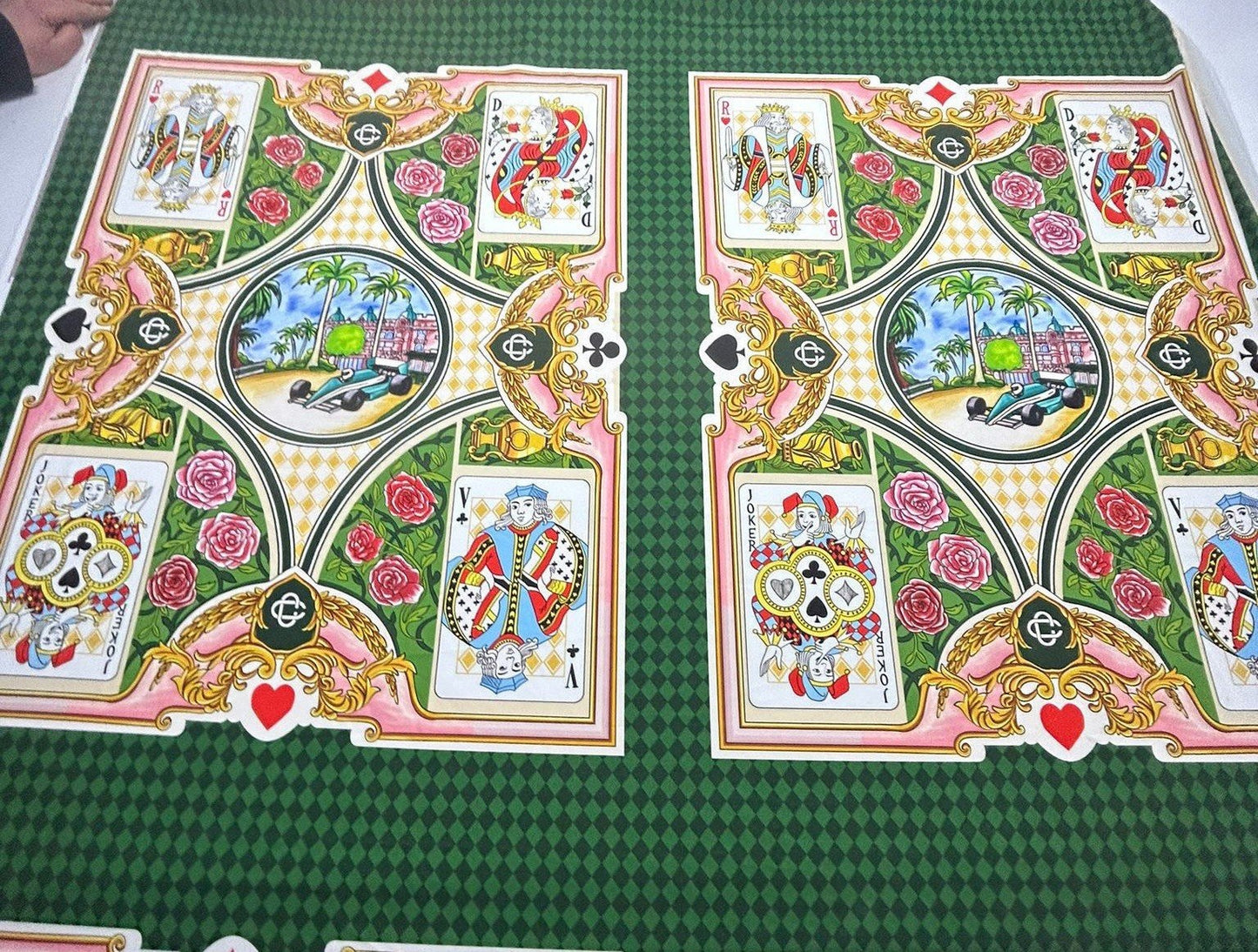 Playing Cards Silky Crepe Fabric