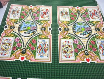 Playing Cards Silky Crepe Fabric