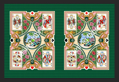 Playing Cards Silky Crepe Fabric