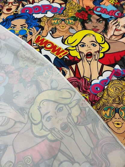 Pop Art Fabric Print