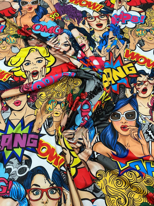 Pop Art Fabric Print