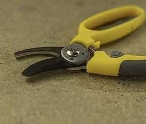 Deluxe Secateurs Yellow Pruners Hand Tool