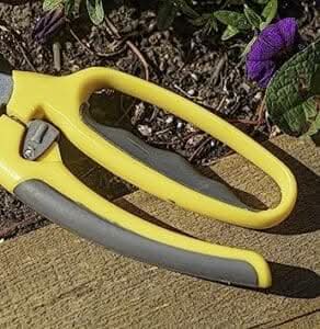 Deluxe Secateurs Yellow Pruners Hand Tool