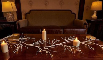 6ft LED Artificial Birch Garland