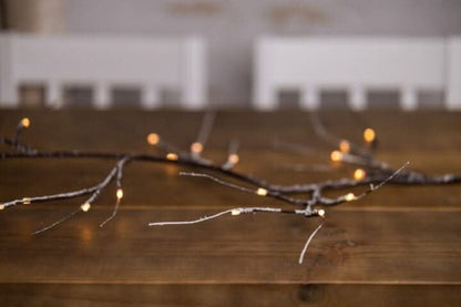 6ft LED Artificial Birch Garland