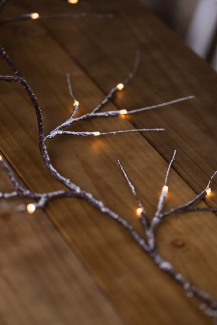 6ft LED Artificial Birch Garland