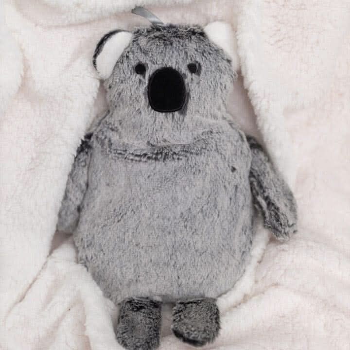 Koala 1L Hot Water Bottle with Soft Plush Cover