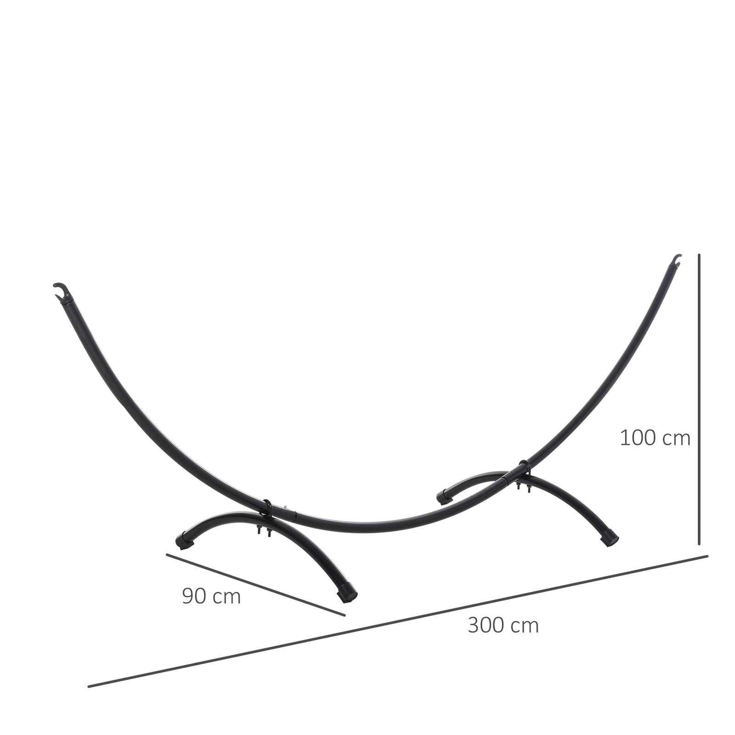 3M Universal Hammock Stand Metal Frame Garden Camping Picnic Outdoor Patio Replacement  Stand Only