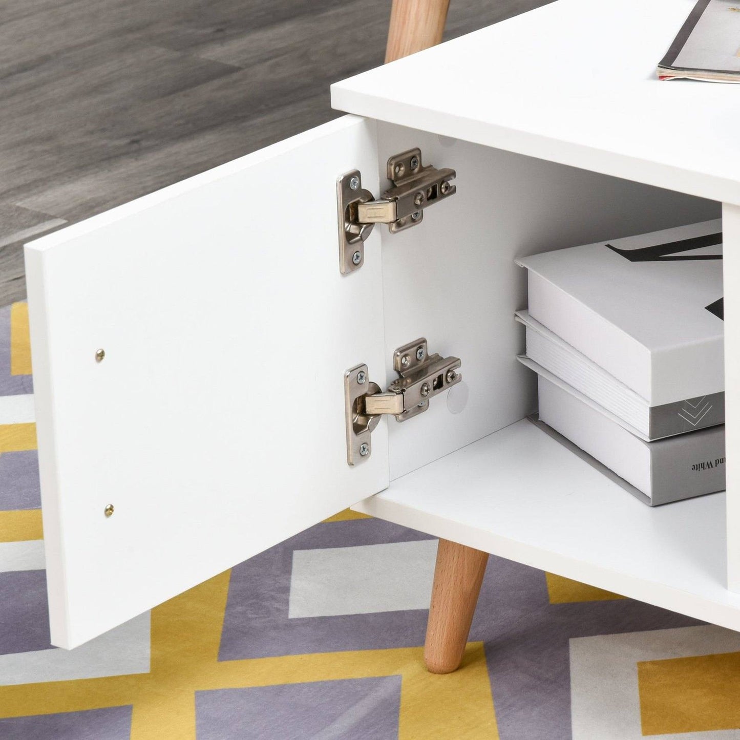 Modern Minimalism Coffee Table with Storage