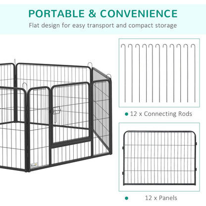 PawHut Heavy Duty Puppy Play Pen