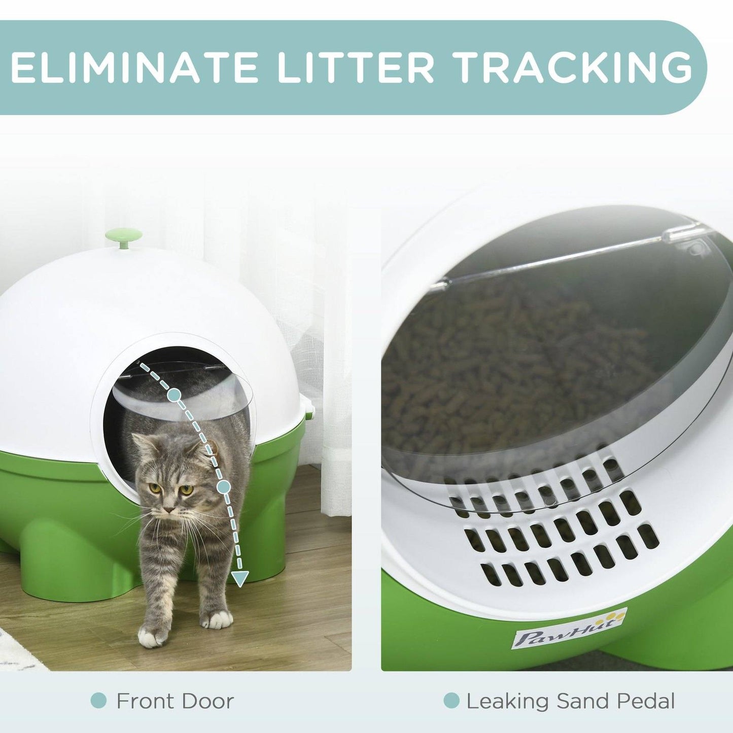 PawHut Large Cat Litter Box