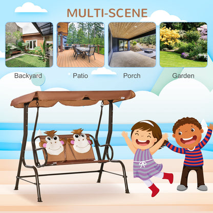 2 Seater Kids Garden Swing Seat