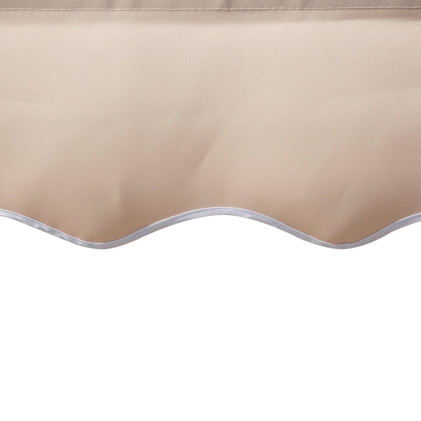 Awning Canopy Manual Retractable Porch Sun Shade Shelter 3 x 2m Beige