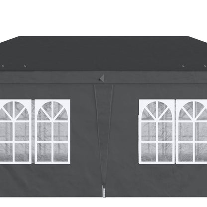 3 x 6 m Pop Up Gazebo with Sides and Windows
