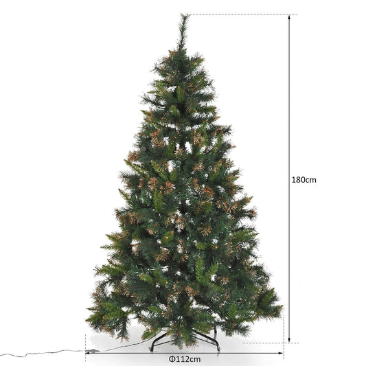 6FT Pre-Lit Artificial Christmas Tree