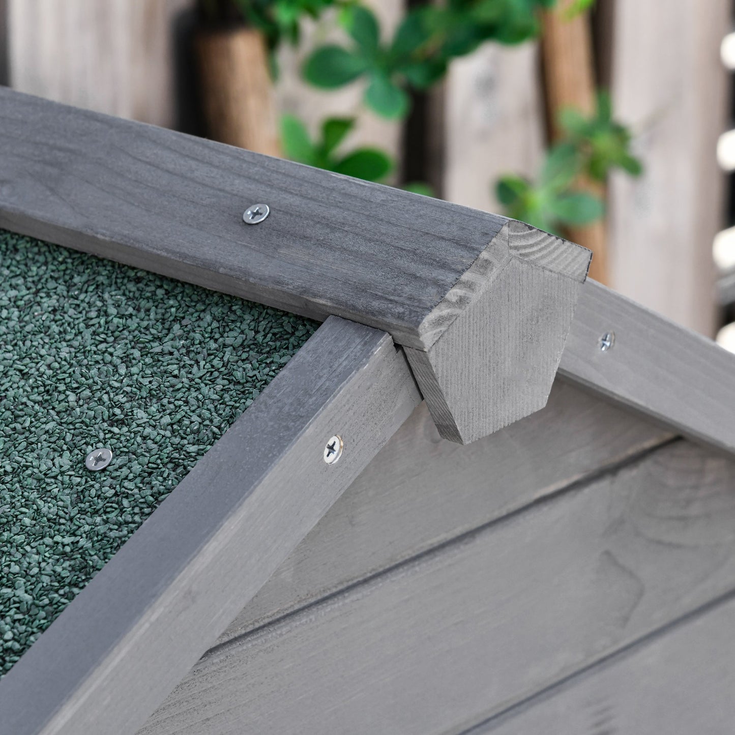 Rustica 189cm Barn Door Apex Garden Store Lockable With Shelves Fir Wood Grey by Steadfast