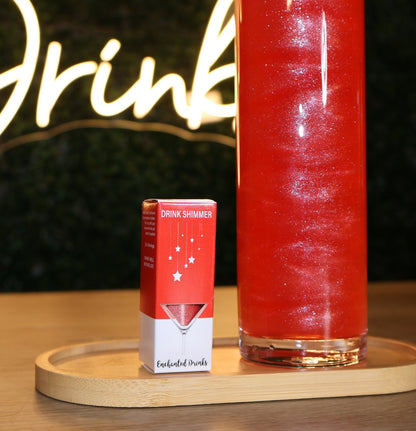 Red Edible Drink Shimmer