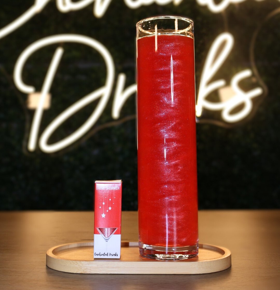 Red Edible Drink Shimmer