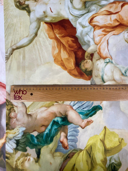 Renaissance Art Crepe Fabric by the Metre – Angel & Fresco Print