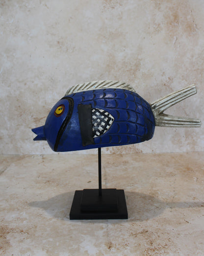 Mali Bozo Puppet Fish Blue - 175.1