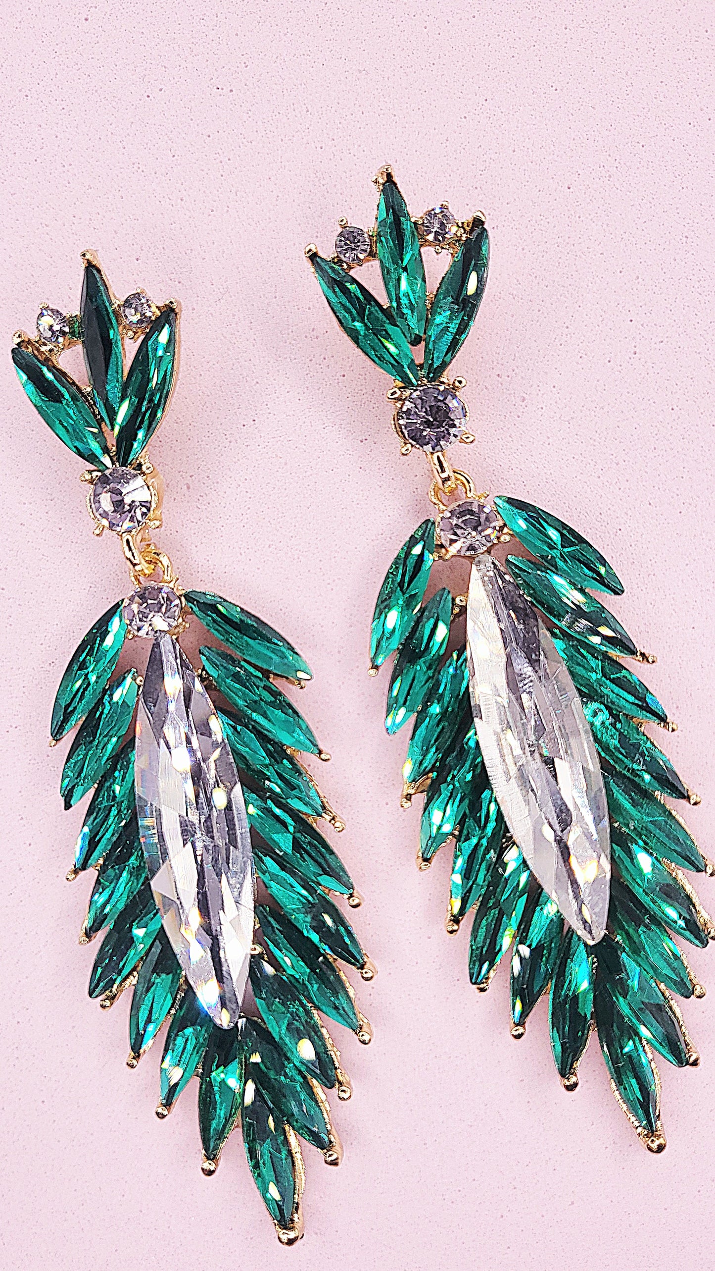 Idolize Crystal Drop and Dangle Earrings