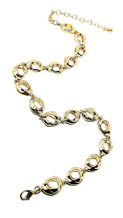 Melted Link Chain Necklace