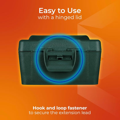 Green Weatherproof Outdoor Power Extension Box
