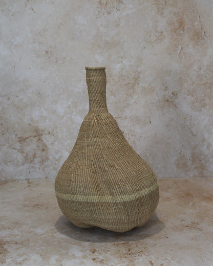 Garlic Gourd woven basket - Zimbabwe - 126.5