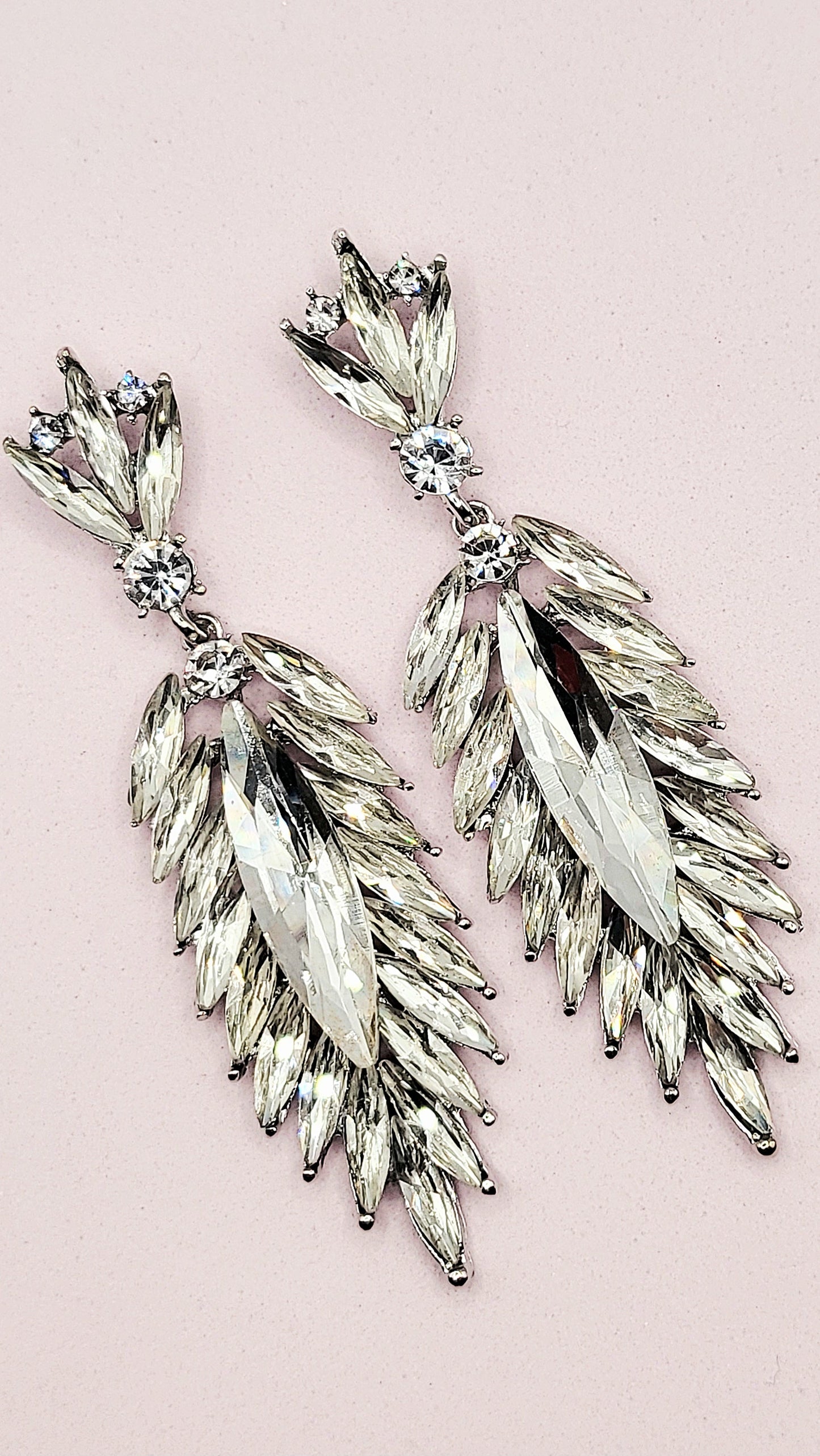 Idolize Crystal Drop and Dangle Earrings