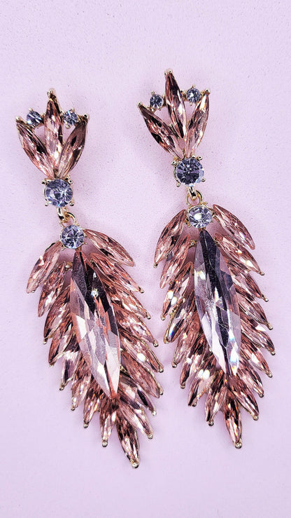 Idolize Crystal Drop and Dangle Earrings