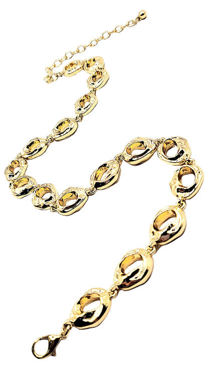 Melted Link Chain Necklace