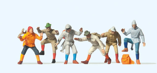 Mountain Climbers Terrarium Figures (6) 14082