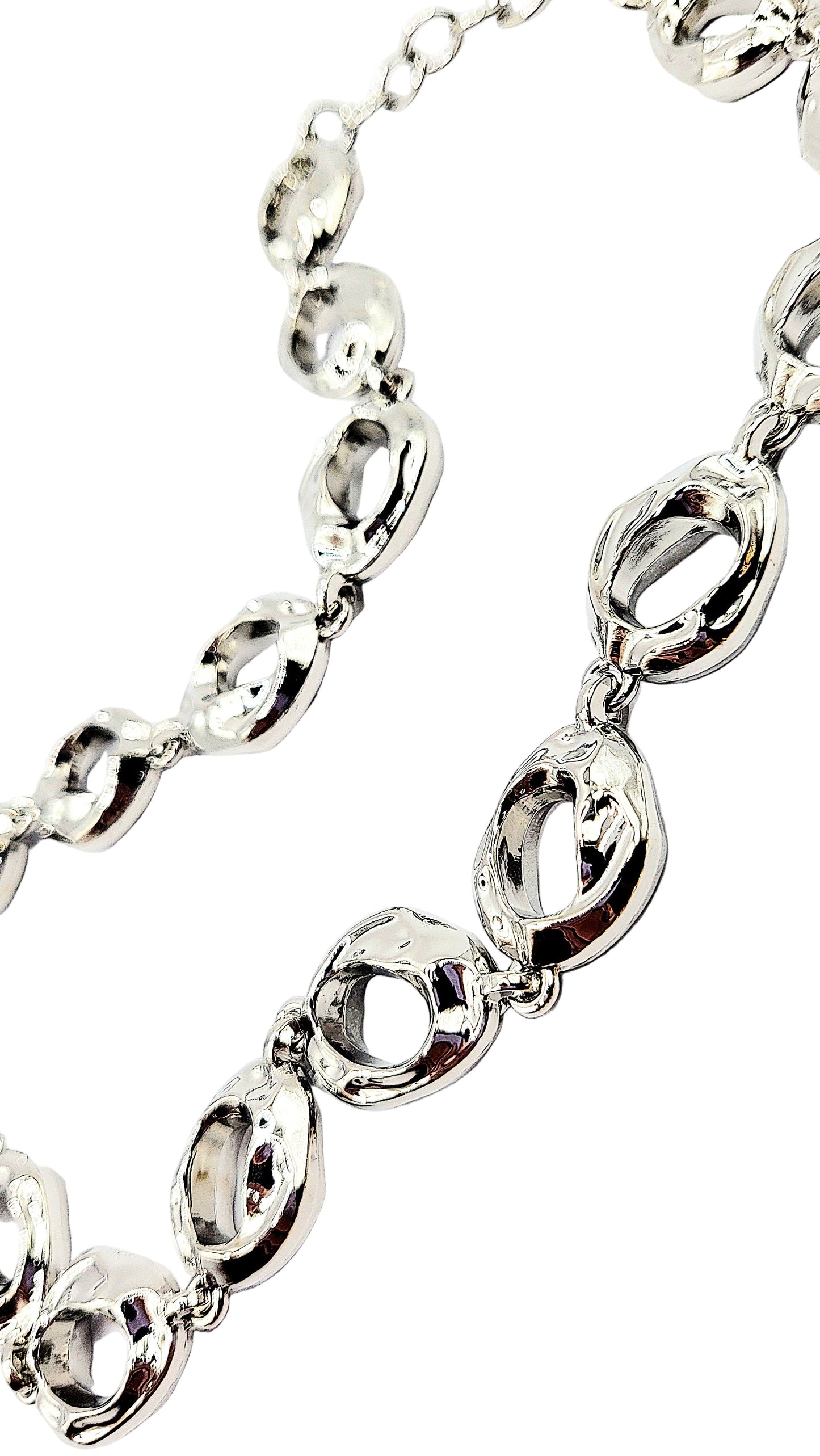 Melted Link Chain Necklace