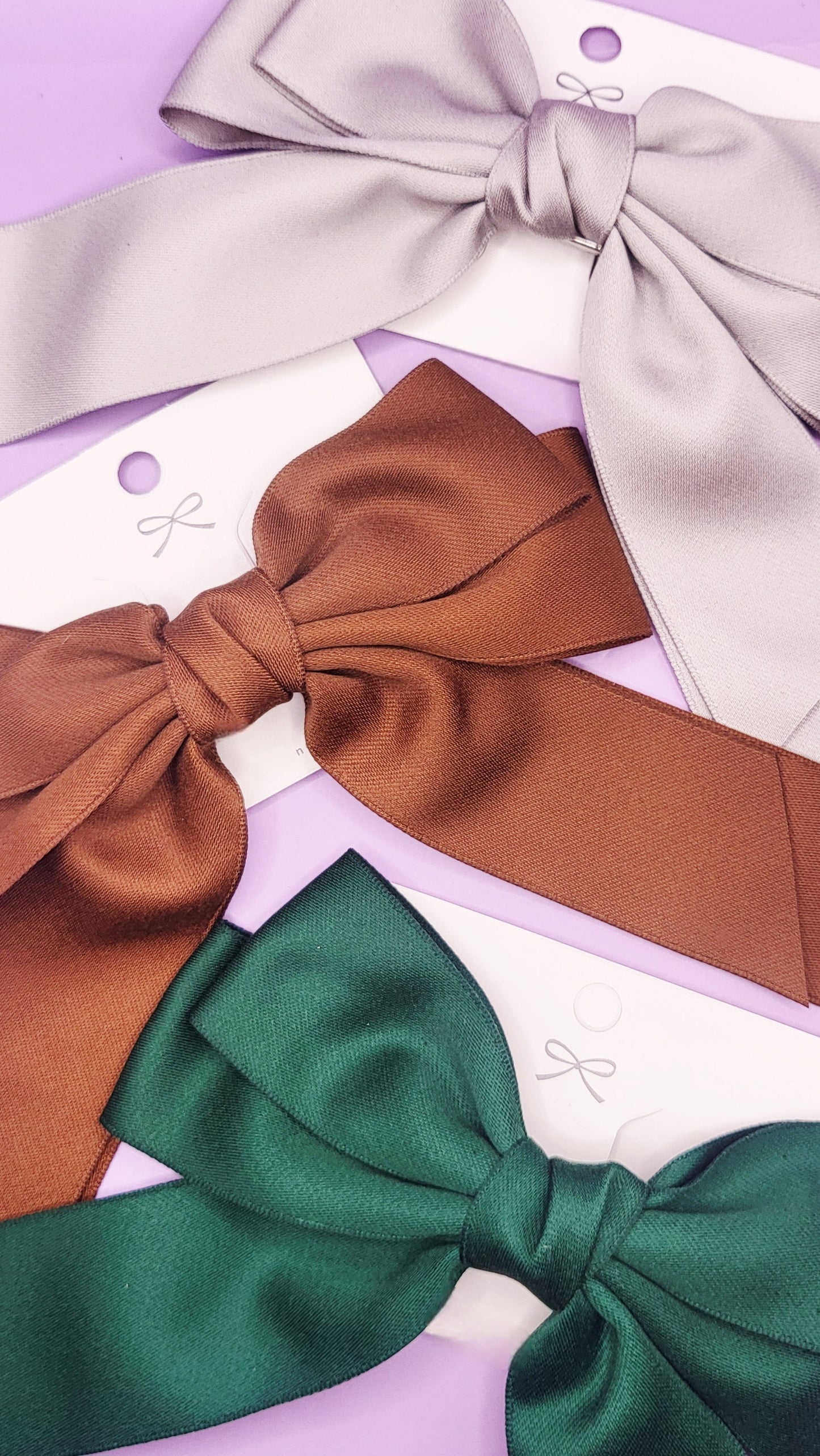 Hair Bow Clip Slide Pack of 12