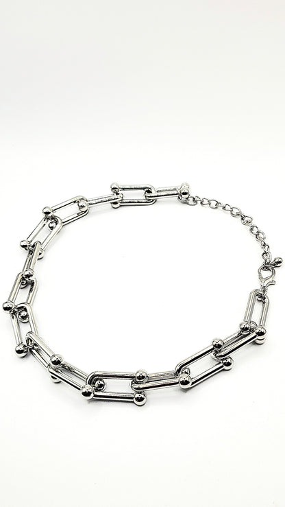 Chunky Paperclip Link Chain Necklace