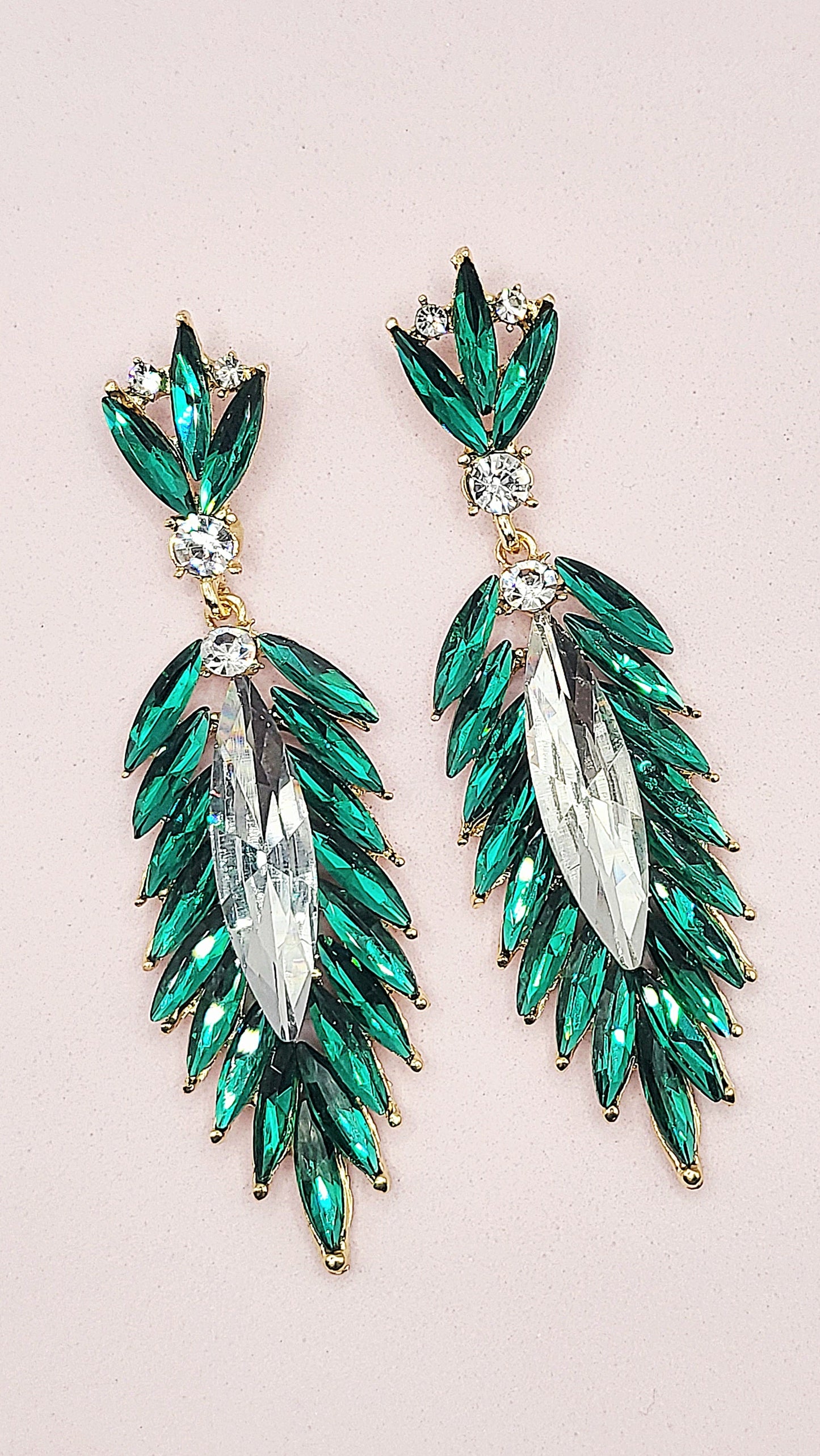 Idolize Crystal Drop and Dangle Earrings