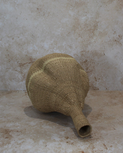 Garlic Gourd woven basket - Zimbabwe - 126.5