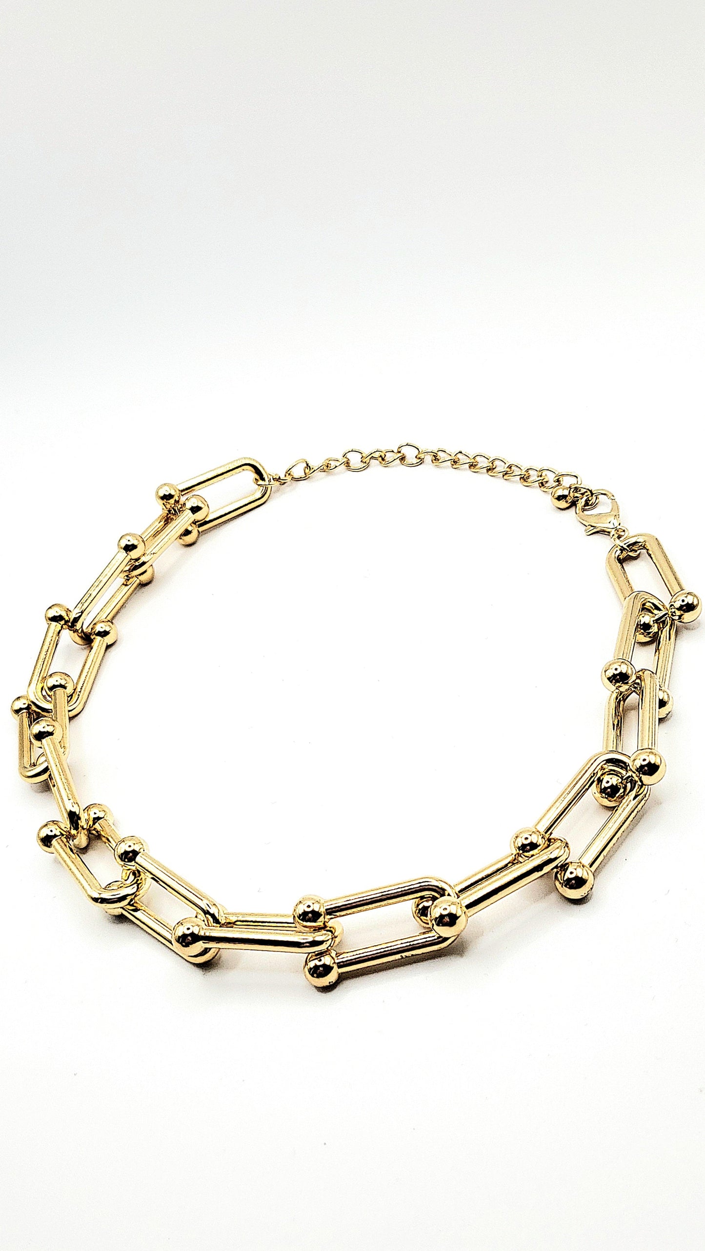 Chunky Paperclip Link Chain Necklace