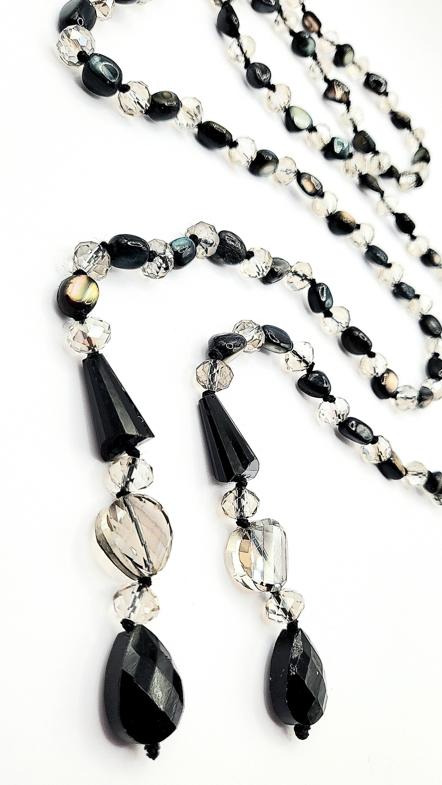 Resin Boho Long Beaded Open Necklace