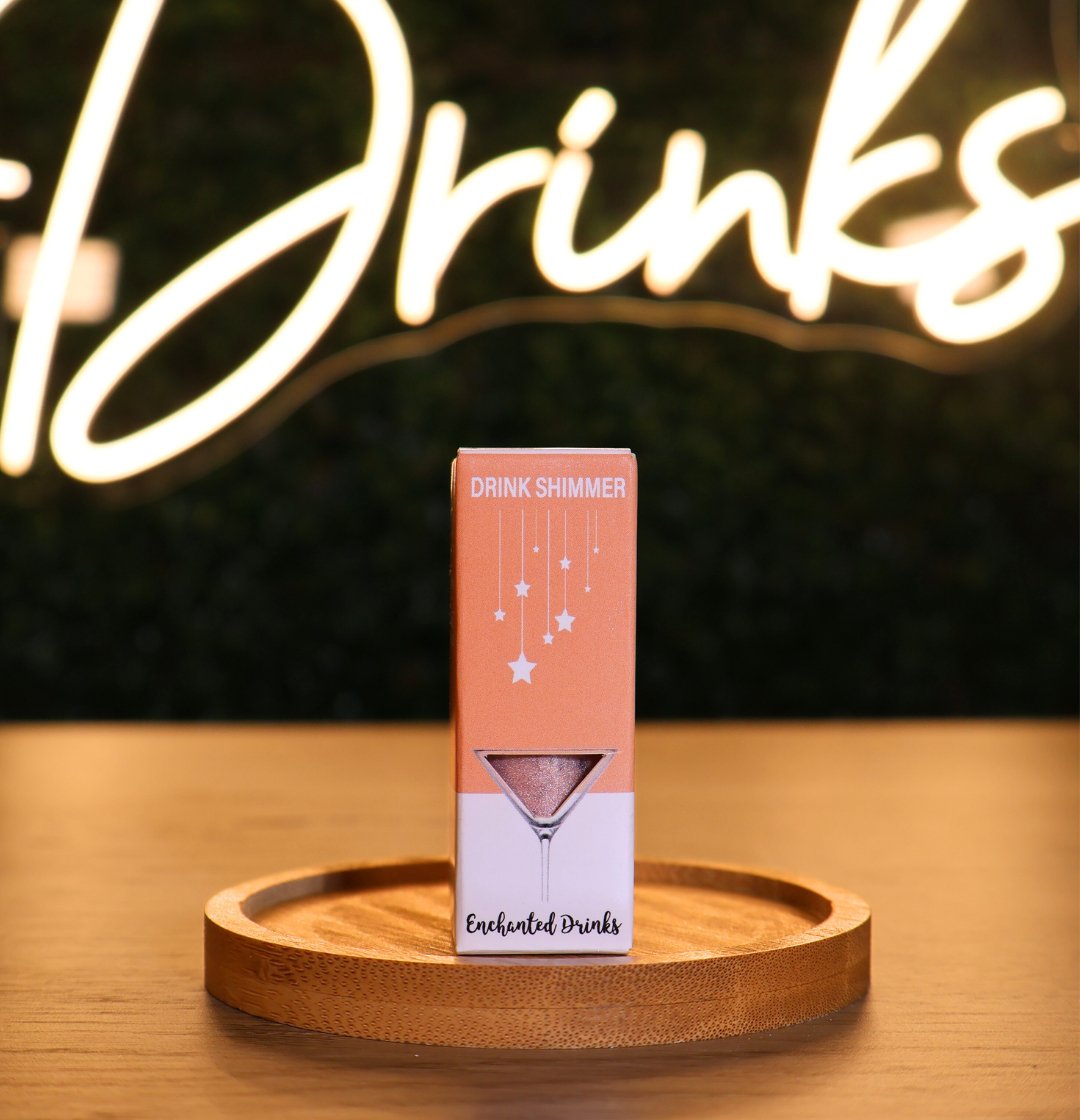Rose Gold Edible Drink Shimmer