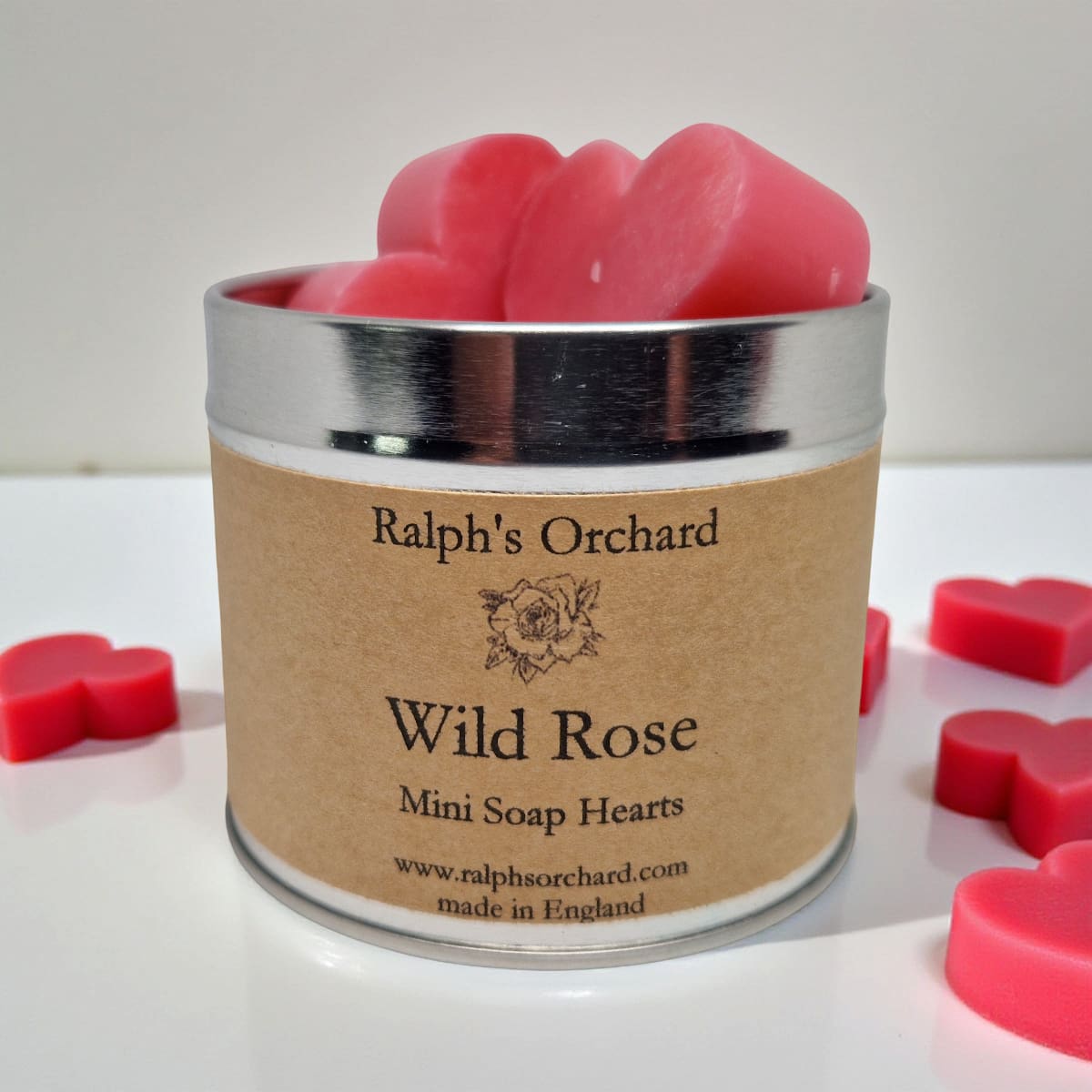 Wild Rose Soap Hearts