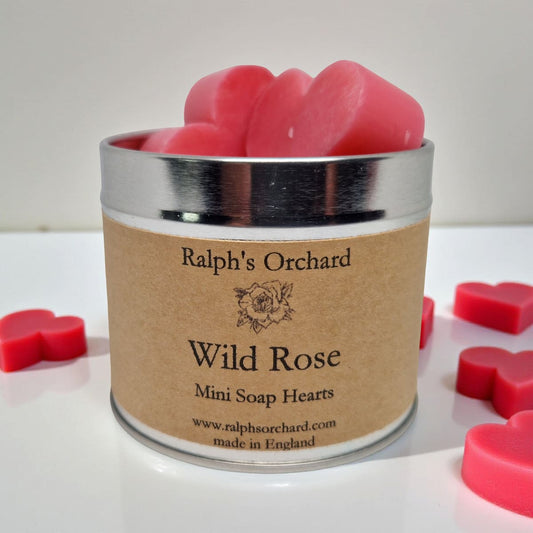 Wild Rose Soap Hearts