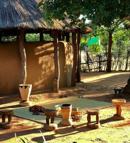 Lozi Grain Stomper Stool/Side Table - Zambia
