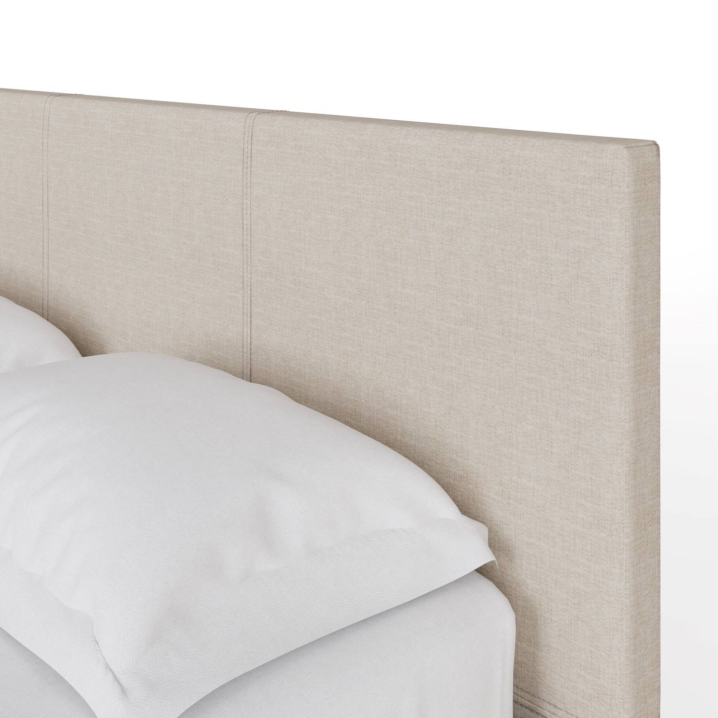 End Lift Double Ottoman Bed Metal & Wood Natural 4 x 7ft