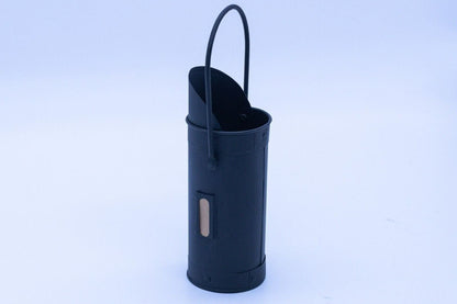 Heavy Duty Black Fireside Matchstick Holder Fire Accessory