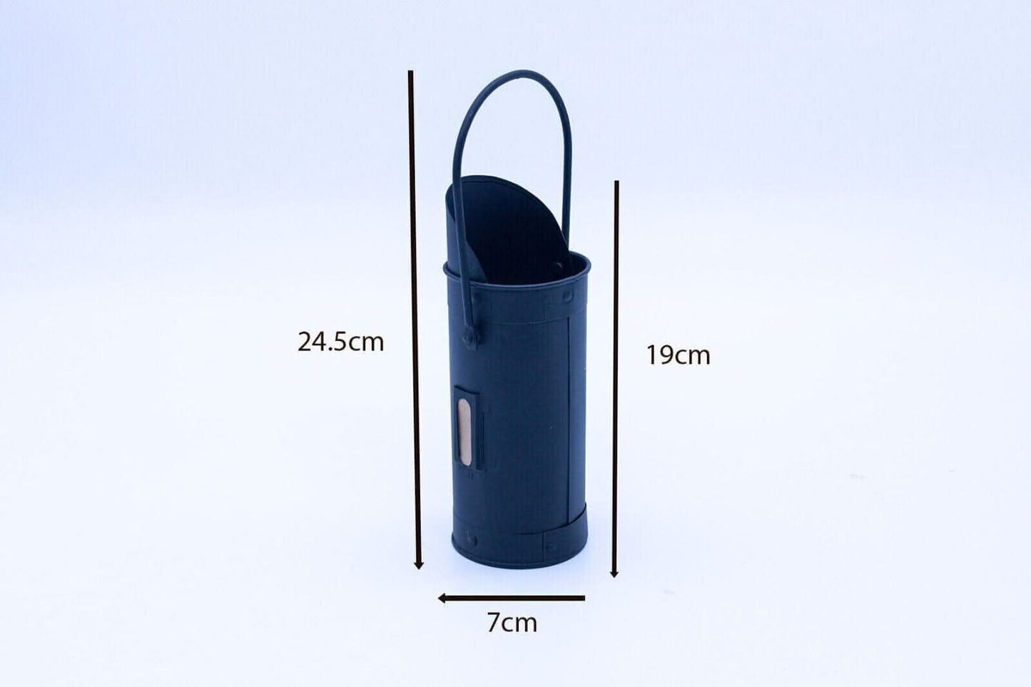 Heavy Duty Black Fireside Matchstick Holder Fire Accessory