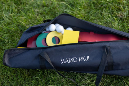 Kid's Toy Wooden Golf Set With Clubs, Balls and Ramps