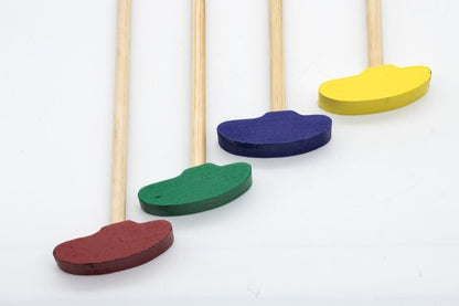 Kid's Toy Wooden Golf Set With Clubs, Balls and Ramps